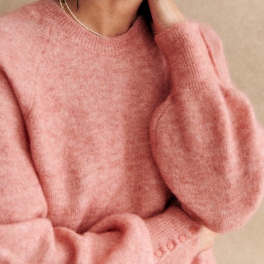 Sezane Louise Jumper/ Sweater Size M New without tags/ never worn Blush Color